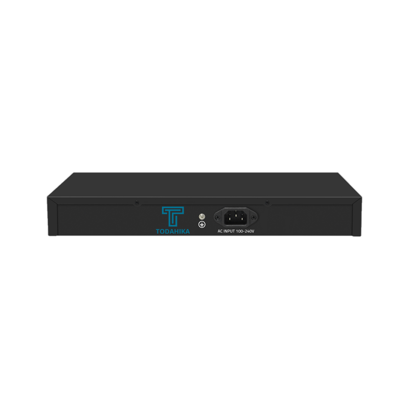 TH-G0216P-R200W Ethernet Suiga 2xGigabit SFP, 16×10/100/1000Base-T Taulaga