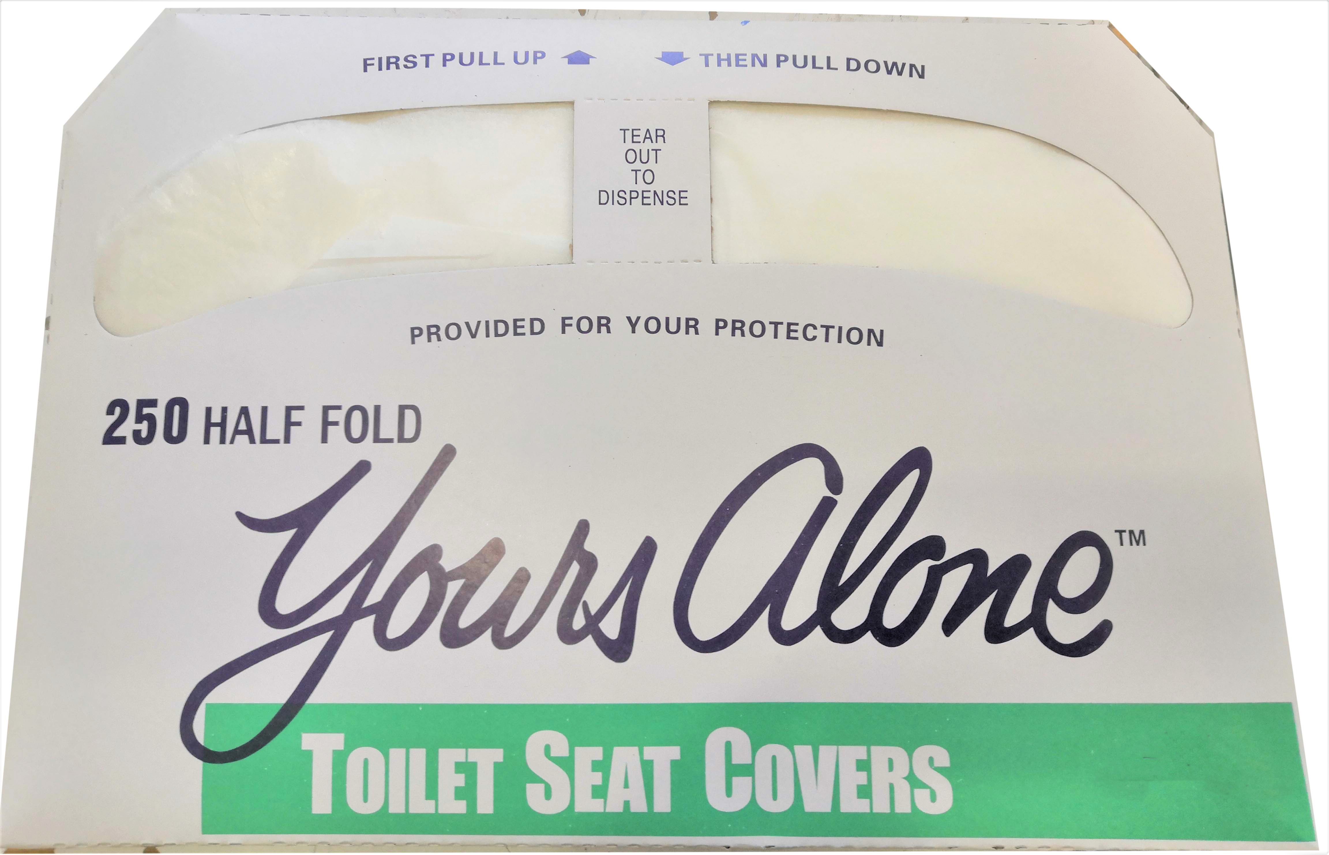 Toilet Seat Covers, 250 Sheets/Pack, 20 Packs/Carton
