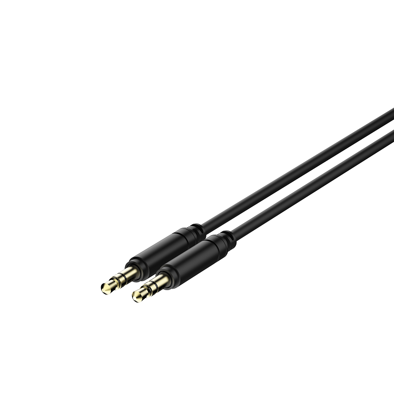 Wholesale OEM 3.5 mm Male to Male Aluminum Shell, Gold-Plated connector  Stereo Audio Cable, 0.5-5M. Connect a compatible portable device to the AUX-in port of a car stereo, portable speaker, or ot...