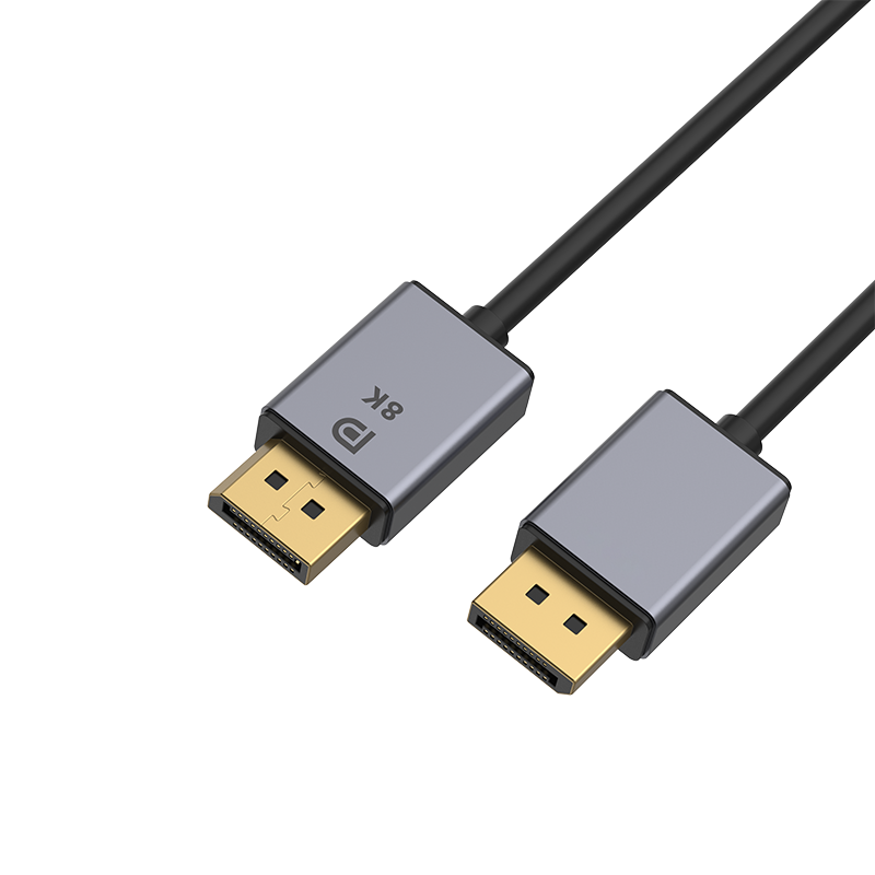 HD Display (8K@60Hz, 4K@144Hz 120Hz, 2K@240Hz) USB C to Displayport 1.4  Cable - China Displayport Cable and Type C to Displayport Cable price