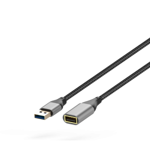USB 3.0 framlengingarsnúra karlkyns til kvenkyns USB kapall Háhraðagagnaflutningur Samhæft við vefmyndavél, spilaborði, USB lyklaborði, mús, flassdrifi, harða diski, Oculus VR, Xbox PF489G