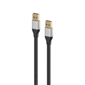 USB 3.0 A to A Male Cable, USB Male to Male Cable Double End USB Cord Compatible with Hard Drive Enclosures, DVD Player, Laptop Cool PF459G