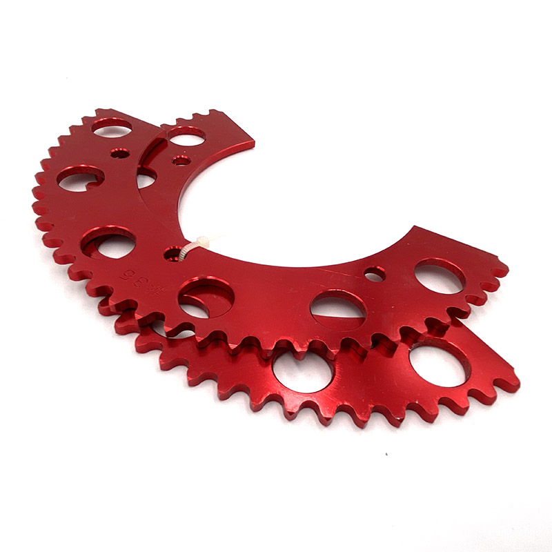 Best Kart Anodized Plated Washer Suppliers - 64T ALUMINUM 6061‐T6 #35 PITCH KART SPROCKET – Tongbao