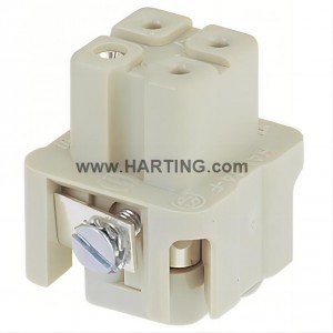 Harting 09-20-003-2611 09-20-003-2711 Han 3A M Insert Screw Termination Industrial Connectors