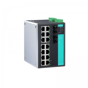 MOXA EDS-516A-MM-SC 16 portos menedzselt ipari Ethernet kapcsoló