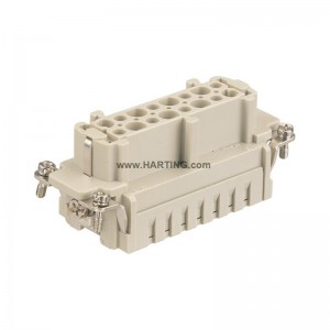 Harting 09 33 016 2616 09 33 016 2716 Han Insert Cage-clamp Termination کانکتورهای صنعتی