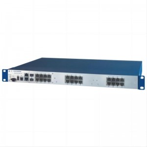 Hirschmann MACH102-24TP-FR menedzselt Switch Felügyelt Fast Ethernet Switch redundáns tápegység