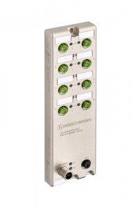 Hirschmann OCTOPUS 8TX -EEC Unmanged IP67 Switch 8 portas Tensão de alimentação Trem 24VDC