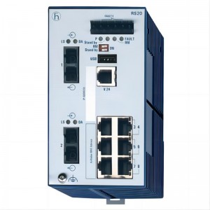 Hirschmann RS20-0800M2M2SDAE Compact Managed Industrial DIN Rail Ethernet Switch