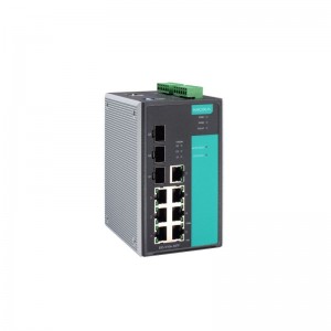 MOXA EDS-510A-3SFP 2-րդ շերտի կառավարվող արդյունաբերական Ethernet անջատիչ