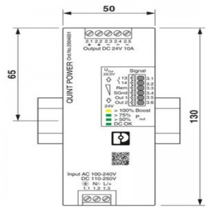 ఫీనిక్స్ సంప్రదించండి 2904625 QUINT4-PS/1AC/24DC/10/CO - విద్యుత్ సరఫరా యూనిట్