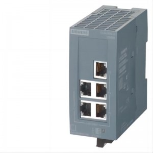 SIEMENS 6GK50050BA001AB2 SCALANCE XB005 Uadministrert industriell Ethernet-svitsj