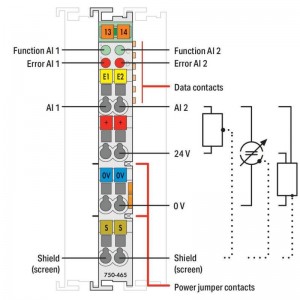 WAGO 750-465 Analogi Input Module