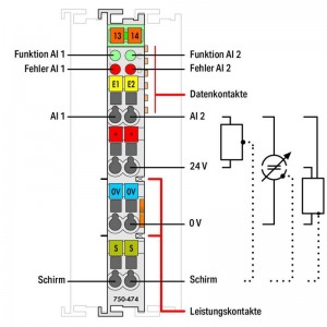 WAGO 750-474 Analog Input Module
