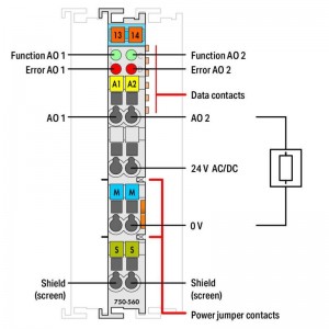Analogni izhodni modul WAGO 750-560