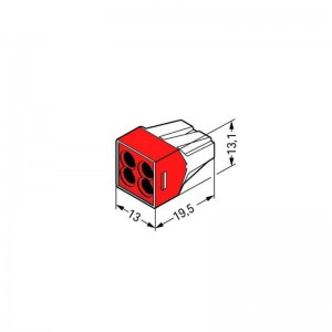 WAGO 773-604 PUSH WIRE Connector