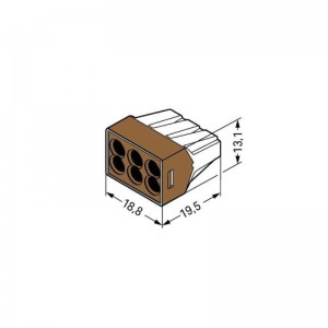 WAGO 773-606 PUSH WIRE Connector