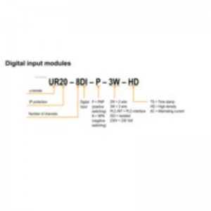 Weidmuller UR20-16DI-N 1315390000 დისტანციური I/O მოდული