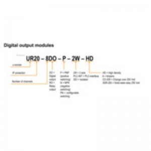 Weidmuller UR20-4DO-P 1315220000 დისტანციური I/O მოდული