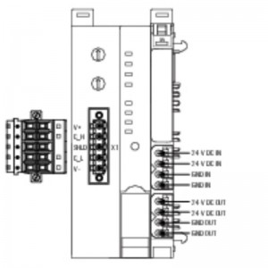 Weidmuller UR20-FBC-DN 1334900000 Acoplador de bus de campo de E/S remotas