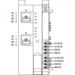 کوپلر فیلدباس ورودی/خروجی از راه دور Weidmuller UR20-FBC-MOD-TCP-V2 2476450000