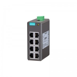 MOXA EDS-208 Бастапқы деңгейдегі басқарылмайтын өнеркәсіптік Ethernet қосқышы