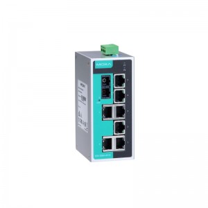 MOXA EDS-208A-MM-SC 8-pò Compact Unmanaged Endistriyèl Ethernet switch