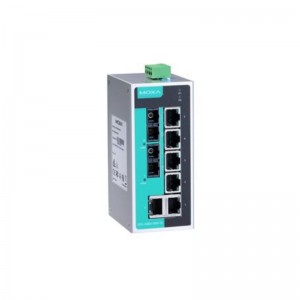 MOXA EDS-208A-SS-SC Conmutador Ethernet industrial compacto no administrado de 8 puertos