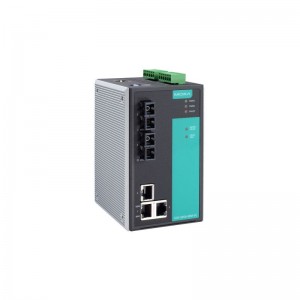 Switsh Ethernet Diwydiannol a Reolir gan MOXA EDS-505A-MM-SC 5-porthladd