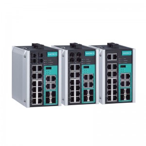 MOXA EDS-518E-4GTXSFP Гигабит удирддаг үйлдвэрлэлийн Ethernet шилжүүлэгч