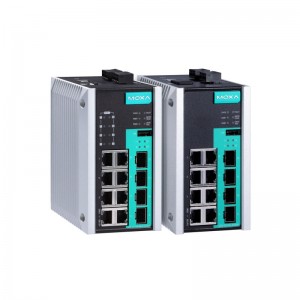 Commutador Ethernet industrial gestionat Gigabit complet MOXA EDS-G512E-8PoE-4GSFP