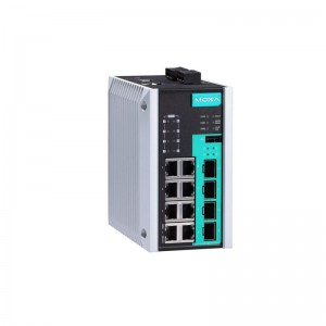MOXA EDS-G512E-8PoE-4GSFP teljes gigabites menedzselt ipari Ethernet kapcsoló