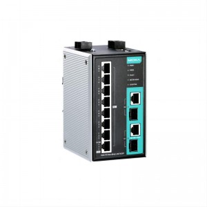 Switch Ethernet industrial gestionat MOXA EDS-P510A-8PoE-2GTXSFP-T Layer 2 Gigabit POE+