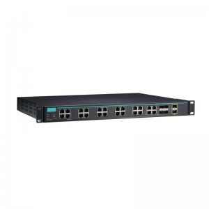 MOXA ICS-G7526A-2XG-HV-HV-T Gigabit Kudeatutako Ethernet etengailuak