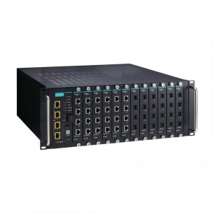 MOXA ICS-G7852A-4XG-HV-HV 48G+4 10GbE-port Capa 3 Commutador de muntatge en bastidor Ethernet industrial modular gestionat Gigabit complet