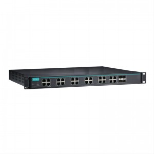 MOXA IKS-G6524A-4GTXSFP-HV-HV Gigabit valdomas Ethernet jungiklis