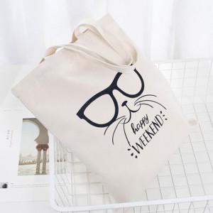 Factory Promotional China Stock Blank Canvas Bags Customization Logo Tote Bags Advertising Cotton Bags