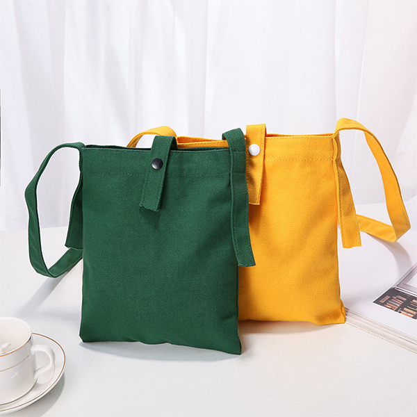 China Gold Supplier for Folding Laundry Bag Suppliers - Japan Latest Trend of 12oz Cotton Canvas Tote Bag Bright Fancy Shoulder Bag – Tongxing