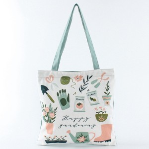 Fashion Creative Designed Inspire Printing Chic Cotton Canvas Tote Bag
