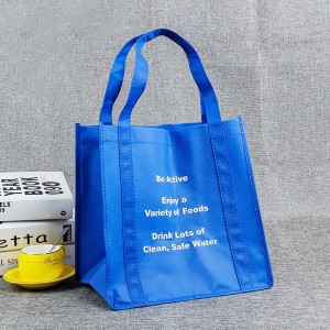 Recycle Non Woven PP Shopping Bag with Bright Silkscreen Logo