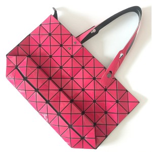 Geometry Diamond Magic Ladies Foldable Mesh Tote Bag with Detachable Handle