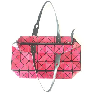 Geometry Diamond Magic Ladies Foldable Mesh Tote Bag with Detachable Handle