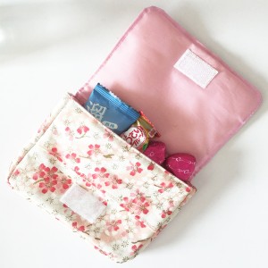 Lucky Flower Organic Cotton Linen Gourmet Snacks Kit Bag
