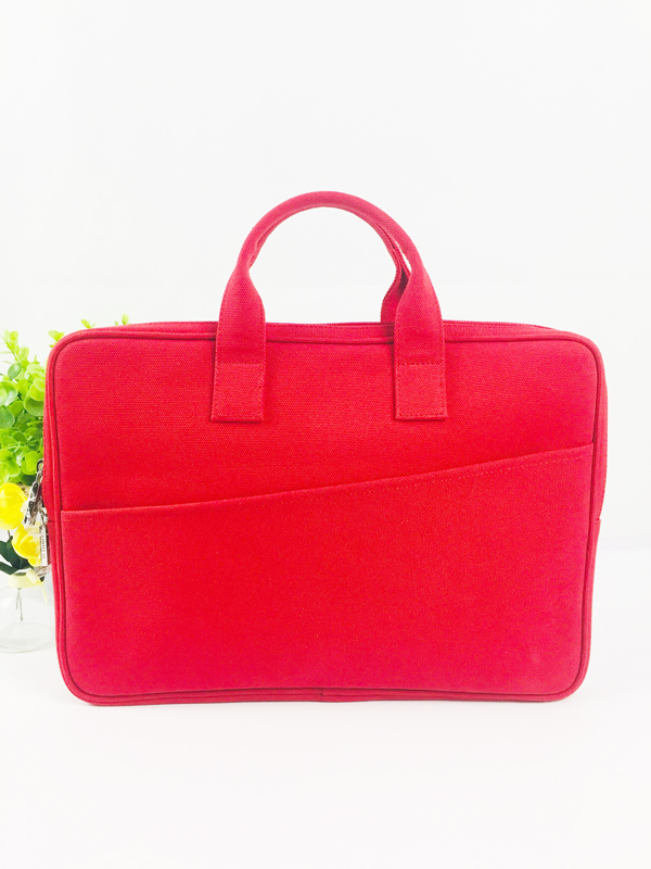 Bottom price Canvas Pencil Bag Factory - Luxury Ladies Business Cotton Canvas Laptop Bag – Tongxing