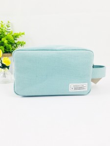Premium Elite Cotton Canvas Travel Pouch Washable Bag