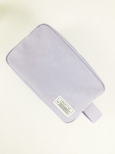 Factory Promotional China Eco-Friendly Women Cotton Canvas Cosmetic Pouch Makeup Travel Bag