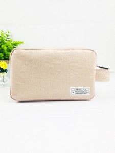 Everyday Use Fashion Ladies Cotton Canvas Pouch Zippered Bag