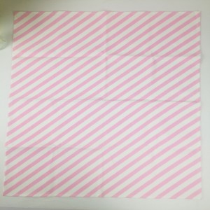 Custom Pink Printed Twill Cotton Coffee Table Mat Square Tablecloth Home & Kitchen Decoration