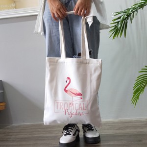 OEM/ODM Supplier China Fashion Personalized Color Handle Cotton Canvas Bag for Promotion