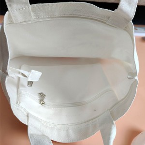 Cute “Donald Duck” Custom Cotton Zippered Tote Bag